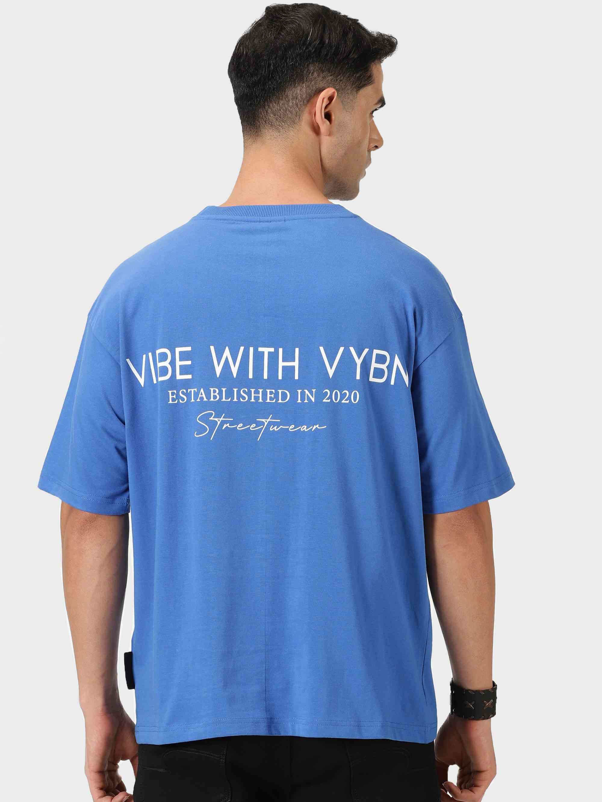 Men's Signature Drop Shoulder Half-Sleeves Tee - HIPHOP