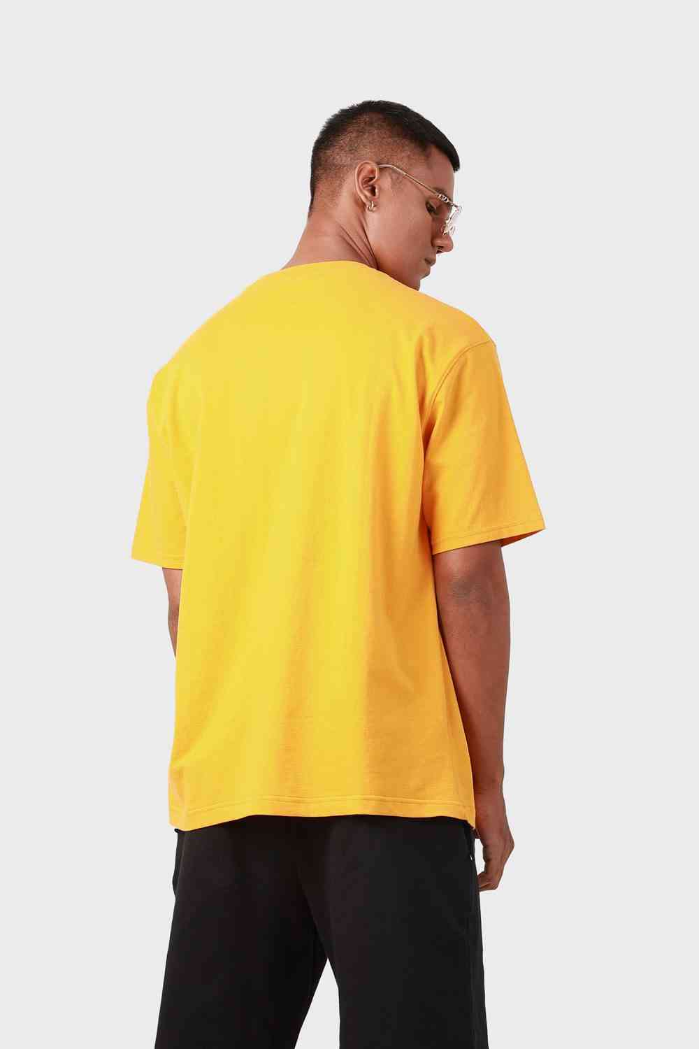 Men's Oversized Half-Sleeves Tee - HIPHOP