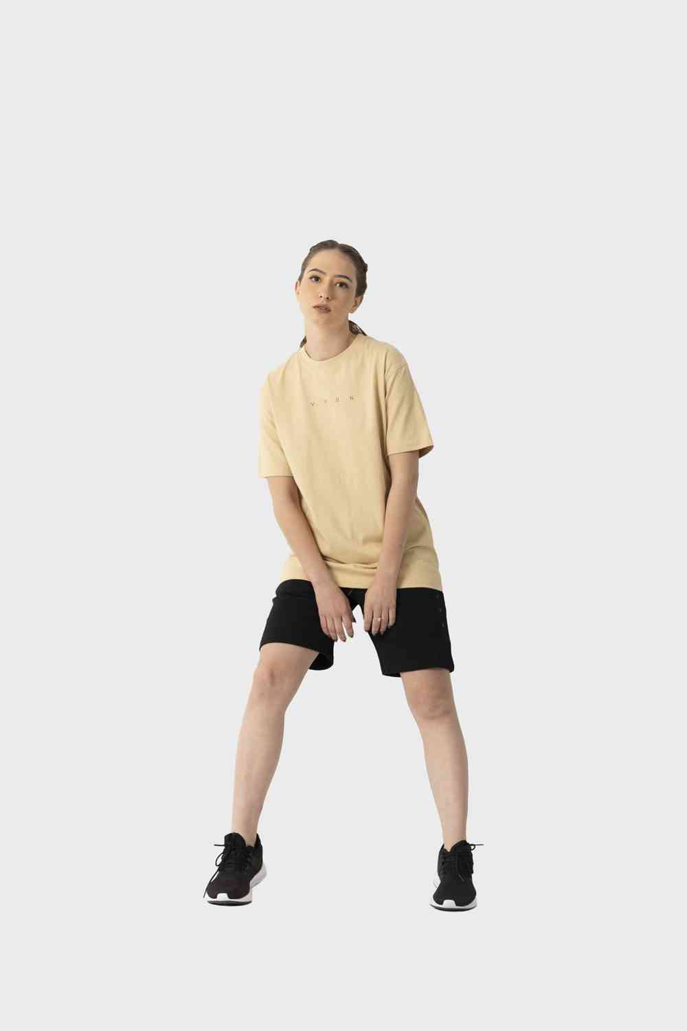 Women's Oversized Half-Sleeves Tee - HIPHOP