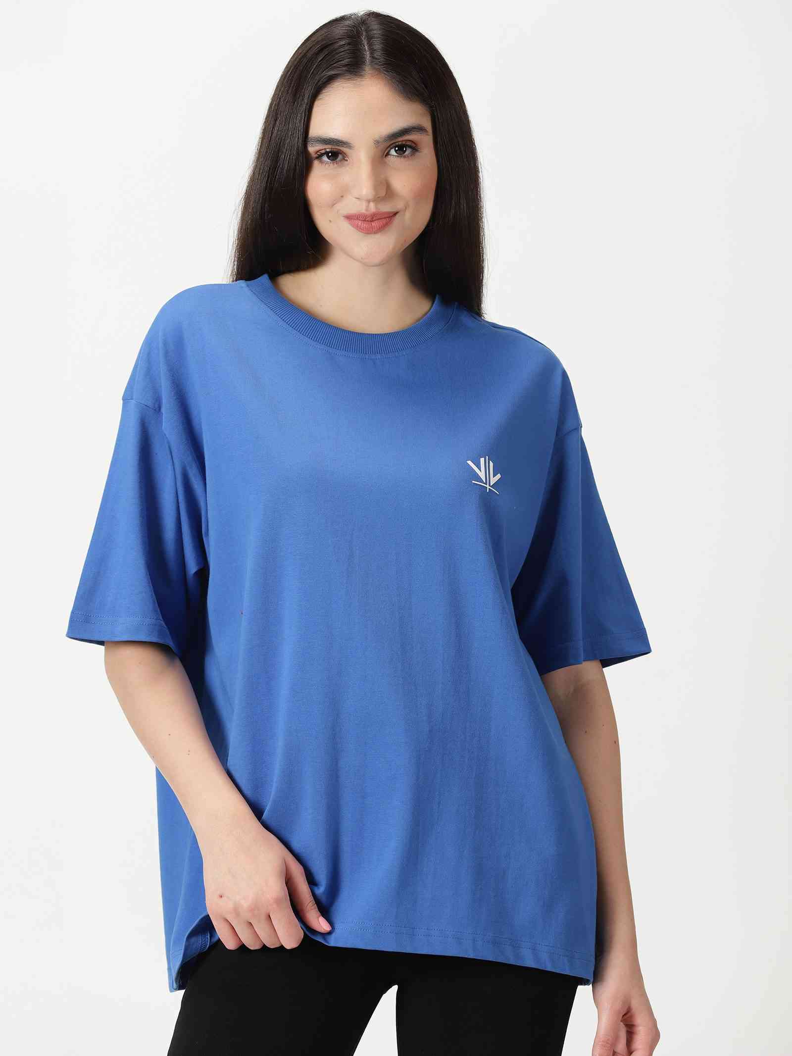Women's Signature Drop Shoulder Half-Sleeves Tee - HIPHOP