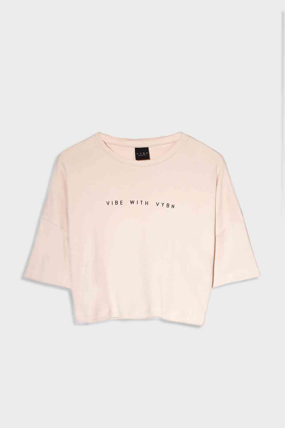 Women's VYBN Crop Top Half Sleeve